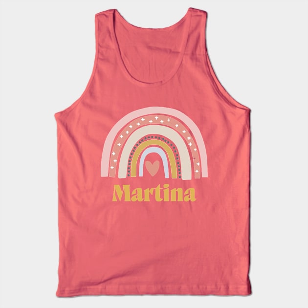 Hand Name Written Of Martina Tank Top by CnArts